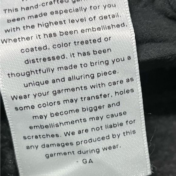 Women’s GOOD AMERICAN black hood 90’s high rise straight leg jeans - Picture 10 of 11